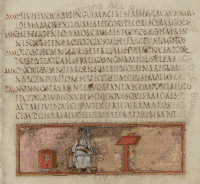 Folio 9 recto. Second author portrait