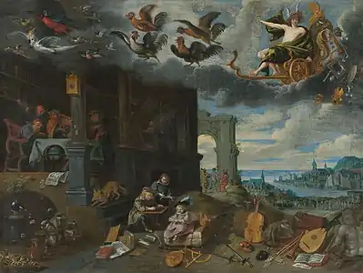 The apotheosis of commerce and science, 1640s, Rijksmuseum