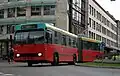 Volvo-articulated trolleybus No. 69 from 1988, on line 1 in 2007