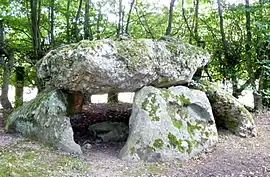 The dolmen in Verneusses