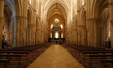 Interior of Casamari Abbey