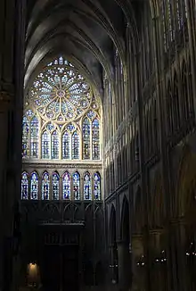 Western rose window at Metz by Hermann von Munster