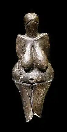 Venus of Dolní Věstonice, ceramic figurine, 29,000 BC–25,000 BC