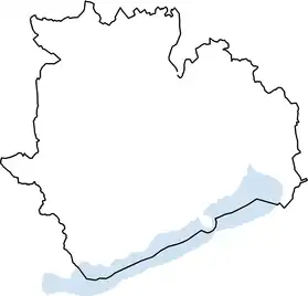 Öcs is located in Veszprém County