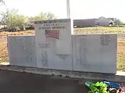 Veteran's Monument in Encinal