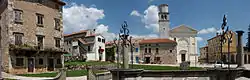 Panorama of town centre