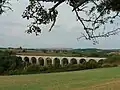 Railway viaduct of Druyes