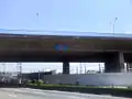 View of the corridor under Viaduto Tancredo Neves, Osasco