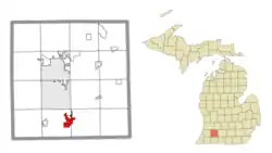 Location within Kalamazoo County