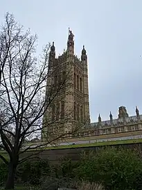 Victoria Tower In London.