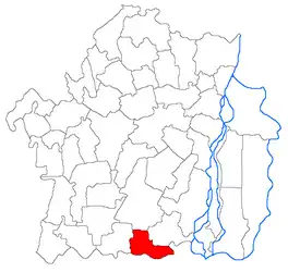 Location in Brăila County