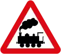 11b) — Level crossing without gates ahead