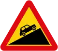 Steep ascent