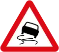 Slippery road