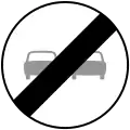 End of the overtaking prohibition