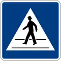 Pedestrian crossing (through two parallel lines)