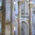 Scagliola in the Basilica of the Fourteen Holy Helpers near Bad Staffelstein, Germany