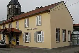 The town hall and school in Vieux-Lixheim