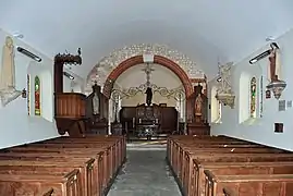 Interior of the church