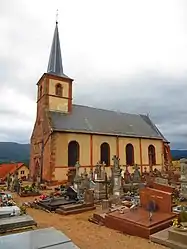 The church in Vieux-Moulin