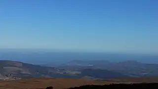 View east from the summit