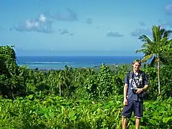 View from Pulemelei Mound