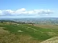 View from Twmbarlwm over Cwmbran