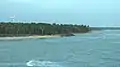 View of the sea from Vattakottai fort.