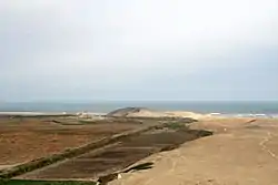 Panoramic view of Huaca Prieta