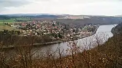 View of Měchenice from Oleško