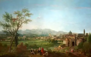 View of Vicenza with Ancient Monuments. c. 1760. Palazzo Leoni Montanari, Vicenza. Intesa Sanpaolo collection.