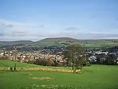 View of Brown Wardle from Cock Hall