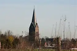 The church in Bocholtz as seen from the Orsbacherweg