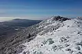 Winter in Vihorlat (left peak Kyjov)