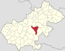 Location in Satu Mare County