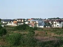 View at newly built houses in Pärnamäe.