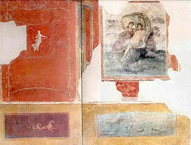 Bacchus and Ceres, from the triclinium, Villa Carmiano