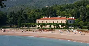 Queen's summer residence near Budva, Montenegro.