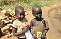 Volunteers rebuilt this family's home in Kumi, Uganda in July 2015.