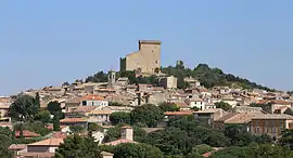 A view of the village from the southeast