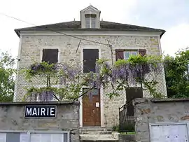 The town hall in Villecerf