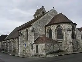 The church in Villeneuve-sur-Bellot