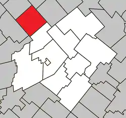 Location within L'Érable RCM.