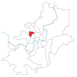 Location of Justiniškės