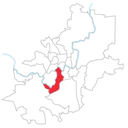 Location in Vilnius