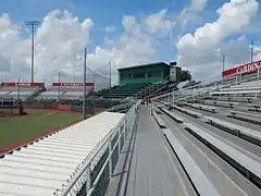 Grandstands from the left field seats