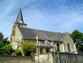 The church in Vineuil-Saint-Firmin