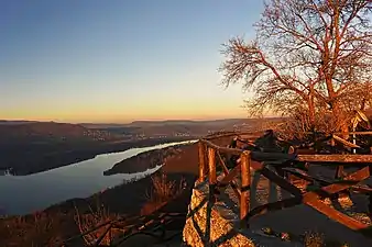 Visegrád castle panorama