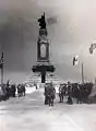 Monument to WWI victory, during the 1938 King of Italy's visit