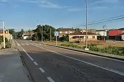 View of Sotillo de las Palomas with CM5100 in the foreground